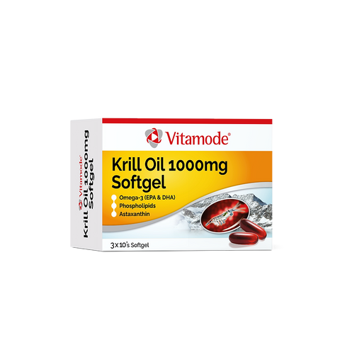 Vitamode® Superba Krill Oil 1000mg Softgel 30's